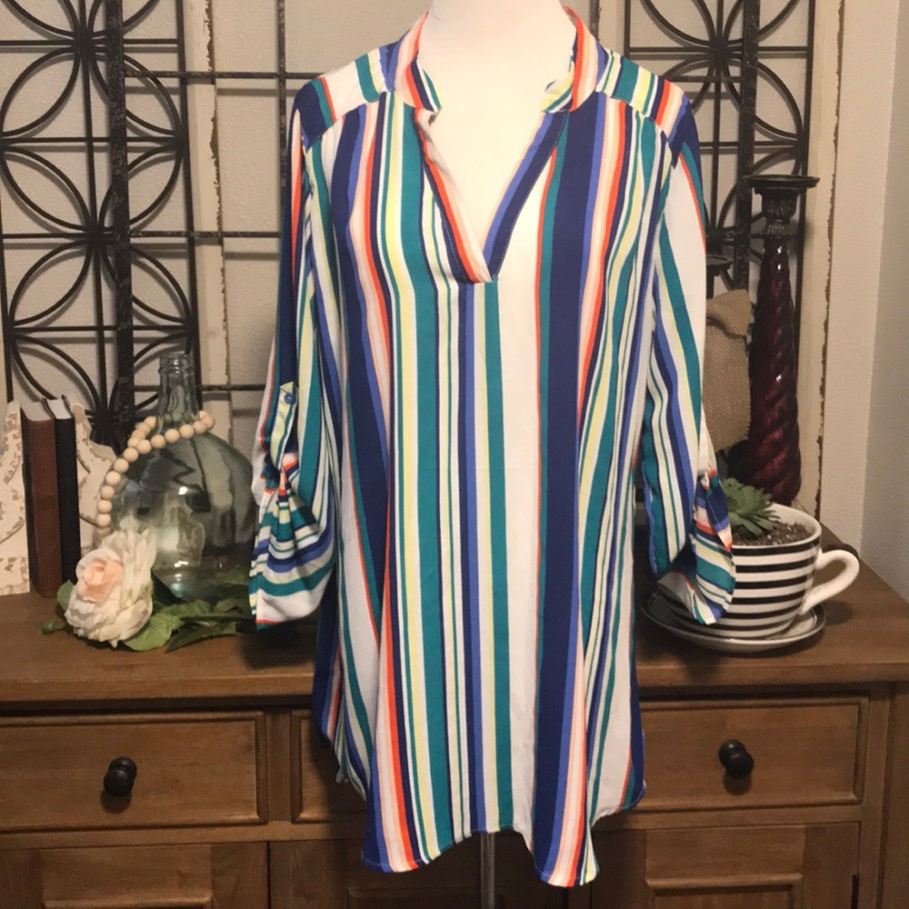 ✨NWOT✨ Liberty Love Striped Tunic